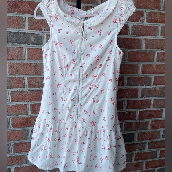 NWT Free People Dresses Free People Beasley Mini Dress, In Ivory Combo XS Floral - Picture 1 of 8